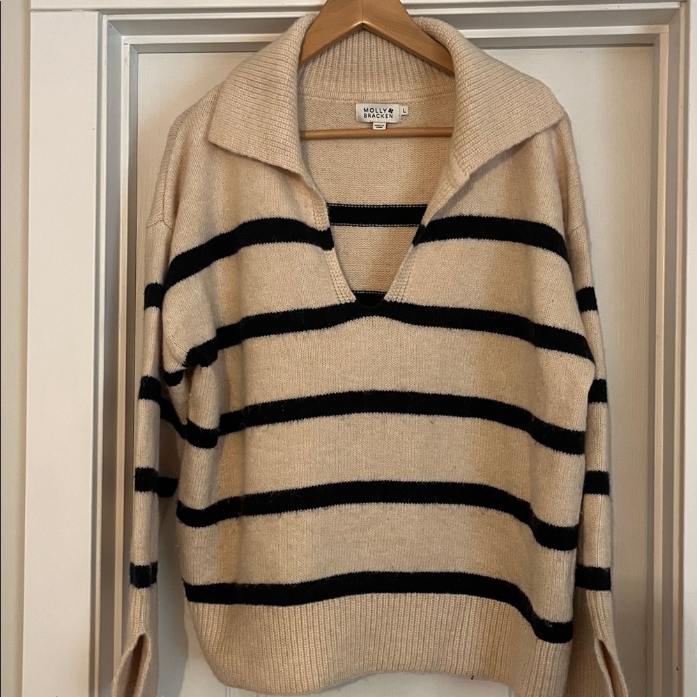 Stripped Knit Sweater
